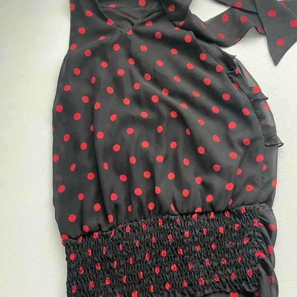 Women’s small Maurice’s dressy high neck with tie sleeveless shirt - Picture 2 of 4